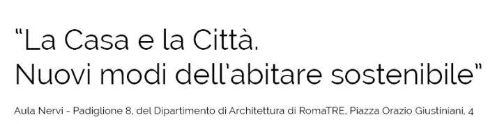 b_La Casa e la Città. Nuovi modi dell'abitare sostenibile.png