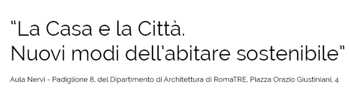 b_La Casa e la Città. Nuovi modi dell'abitare sostenibile.png